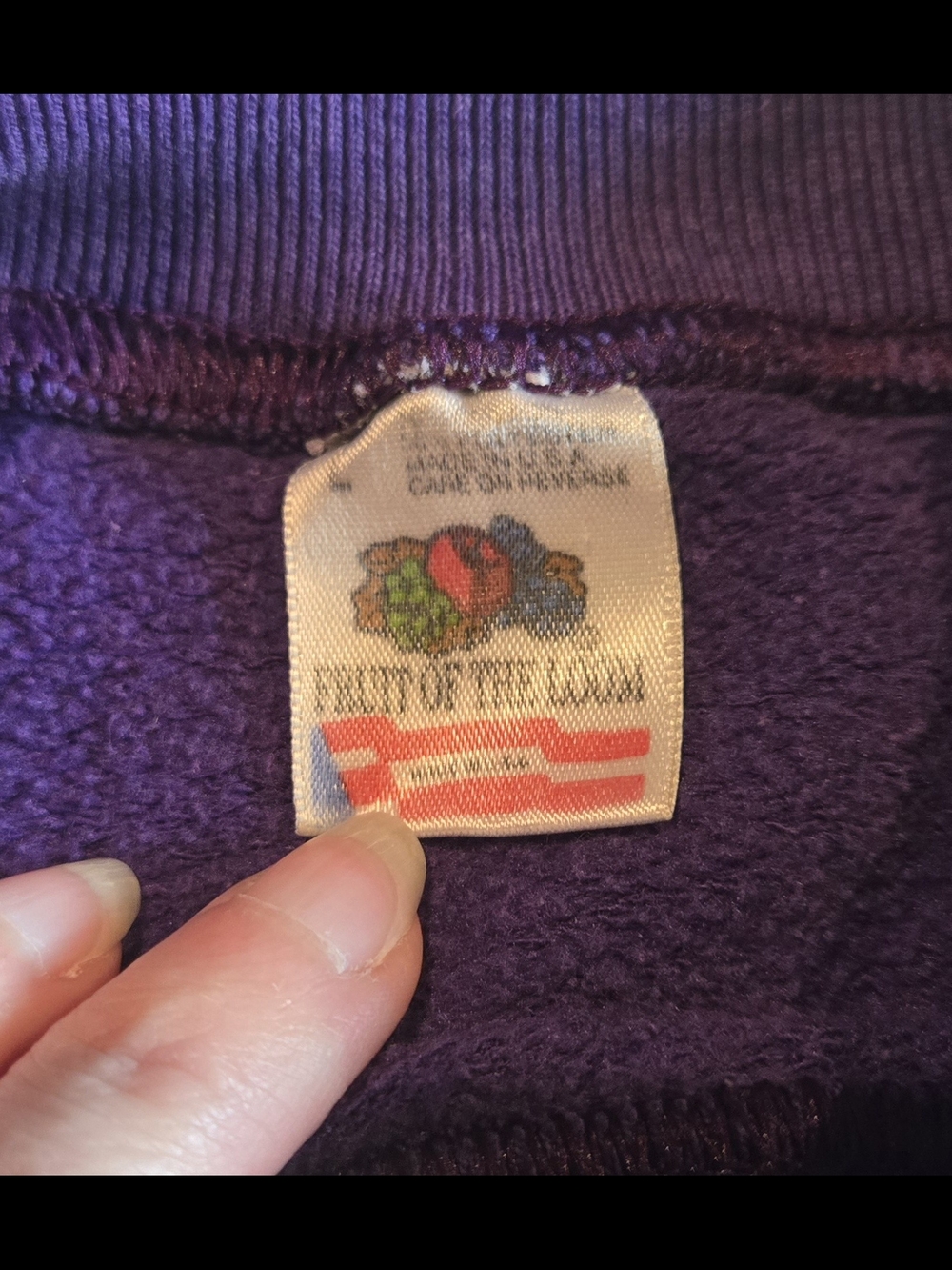 Kansas State Football Crewneck Sweater - Purple Size Large - Picture 5 of 6